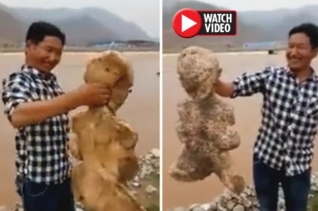 Video: Sinh vật biển trông như người gây kinh hãi vì cử động - 1 Sinh vật kỳ lạ hình giống người ở Trung Quốc.