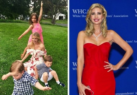 Những mỹ nhân nóng bỏng đập tan định kiến về “mẹ bỉm sữa” - 5 Với Ivanka Trump thì chuyện nuôi dạy 3 nhóc tì chẳng thể nào gây ảnh hưởng tới việc giữ dáng. Ivanka Trump luôn thức dậy vào lúc 5:30 sáng để có thời gian cho riêng mình trước khi các con thức giấc. Ngoài ra, con gái Tổng thống Mỹ còn thiền tĩnh tâm 2 lần mỗi ngày, tập luyện cường độ cao và ăn uống lành mạnh.