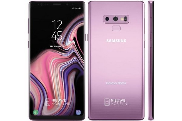 Lộ ảnh chính thức của smartphone Galaxy Note 9 và Xperia XZ3 - 1 Ảnh chính thức Galaxy Note 9 phiên bản màu tím...