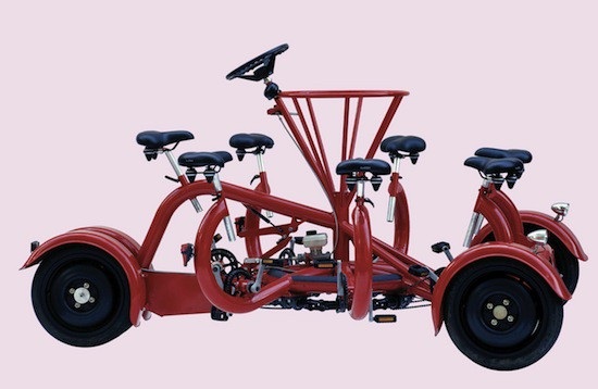 Xe đạp cho 7 người - Lạ và vui - 3 Xe đạp cho 7 người - Lạ và vui - 3