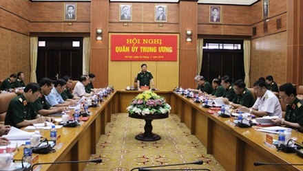 Hội nghị Quân uỷ Trung ương: Bảo vệ biên giới là nhiệm vụ trọng yếu - 2 Các đại biểu tham dự Hội nghị.