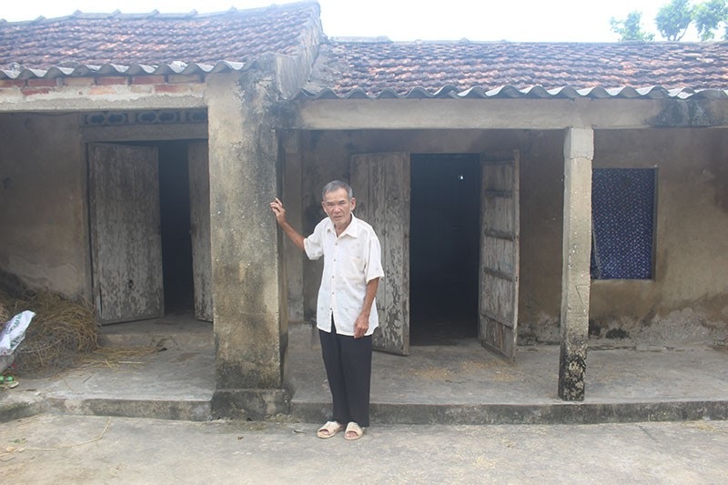 Ngôi nhà của ông Nhì lúc về già