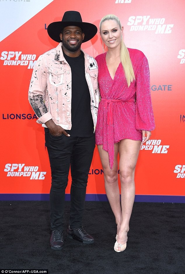 Mila Kunis tái xuất xinh đẹp - 7
Lindsey Vonn và P.K. Subban