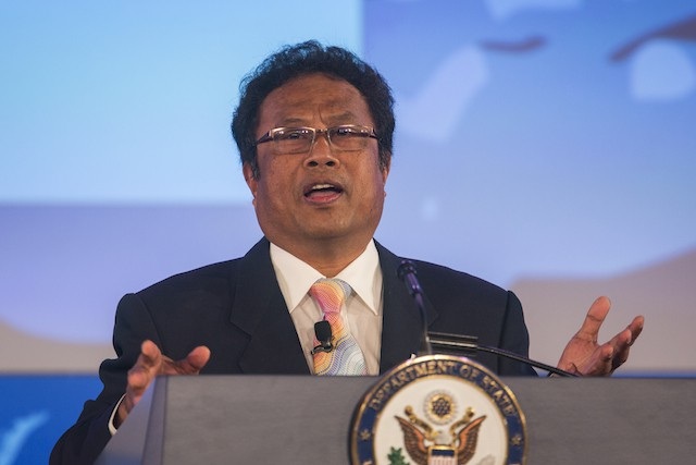 Tổng thống Palau Tommy Remengesau (Ảnh: Rappler)