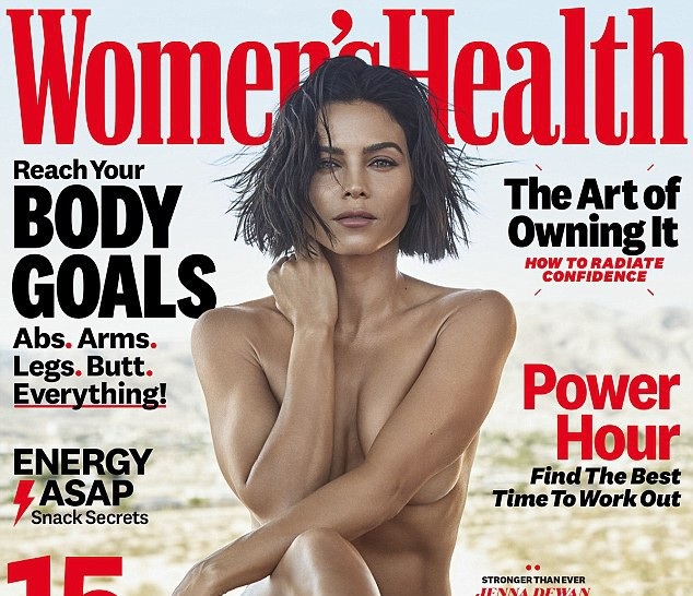 Hậu ly dị, sao “Step Up” chụp ảnh “nude” táo bạo - 1
Jenna Dewan khoe thân trên tạp chí Womens Health