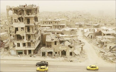 Tái thiết Syria: Ngổn ngang trăm mối - 2
Thảm họa ở Syria sau chiến tranh (Ảnh: Alaraby)