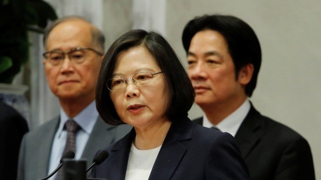 Mỹ cho lãnh đạo Đài Loan quá cảnh - 1 Nhà lãnh đạo Đài Loan Thái Anh Văn (Ảnh: Reuters)