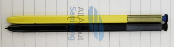 Lộ giá bán “chát chúa” của Galaxy Note 9 tại Indonesia - 2 So sánh viết S Pen trên Galaxy Note 9 (màu vàng) và của Galaxy Note 8