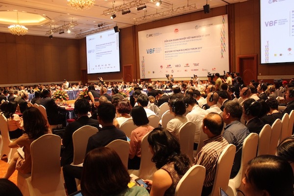 Diễn đàn Doanh nghiệp Việt Nam (VBF) giữa kỳ 2018 do VCCI phối hợp với các tổ chức quốc tế thực hiện.