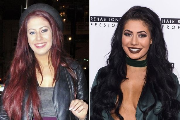 Choáng váng với quần xuyên thấu của Chloe Ferry - 4
Chloe Ferry nổi tiếng nghiện dao kéo, cô ngày xưa (ảnh trái) khác bây giờ 1 trời 1 vực