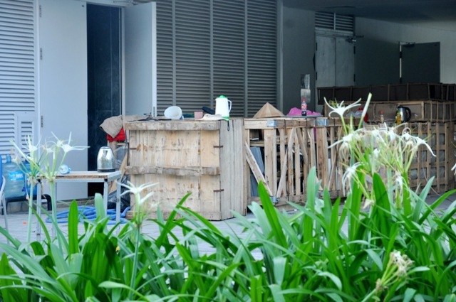 Cận cảnh dự án bến du thuyền của Vũ “nhôm” trước đề nghị thu hồi - 11
Khu vực trong tầng 1 của công trình này vẫn còn ngổn ngang.