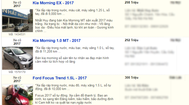 Xe giá rẻ cũ và mới: Cuộc đua tất tay, đấu nhau từng giá - 1
Nhiều loại xe cũ đang giảm giá bán rất nhanh dưới 300 triệu dù xe có năm sản xuất khá mới.
