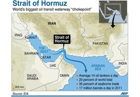 Iran chuẩn bị ra đòn chặn trừng phạt Mỹ - 1
Iran đặt kế hoạch đóng eo biển Hormuz để né trừng phạt của Iran.