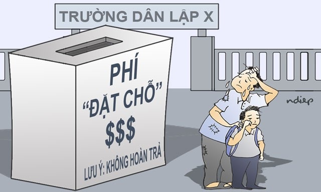 Vụ việc giữ tiền phụ huynh "đặt chỗ", nên hành xử thế nào cho phải? - 1 Vụ việc giữ tiền phụ huynh "đặt chỗ", nên hành xử thế nào cho phải? - 1