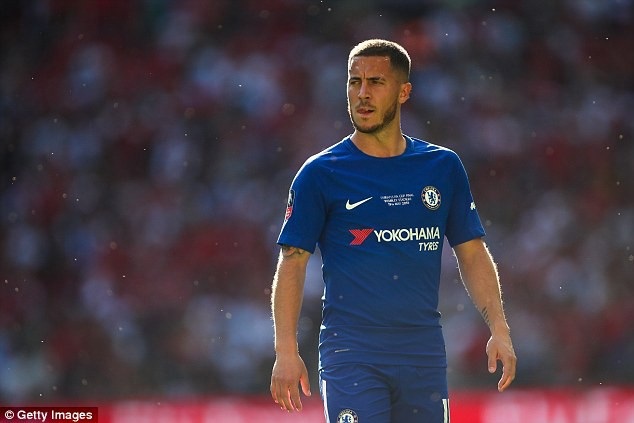Những “bom tấn” chờ kích nổ những ngày cuối “chợ Hè” Premier League - 6
Nếu như đầu mùa Hè, báo giới liên tục rộ tin Eden Hazard sẽ tới Real Madrid thì giờ đây, mức độ thông tin liên quan tới vụ này đã giảm hẳn. Chelsea nhất quyết giữ chân tiền vệ người Bỉ, khi hét giá 200 triệu bảng. Real Madrid lại không quyết tâm vung ra số tiền lớn như vậy. Tuy nhiên, không ai lường trước được những diễn biến bất ngờ ở những ngày cuối.