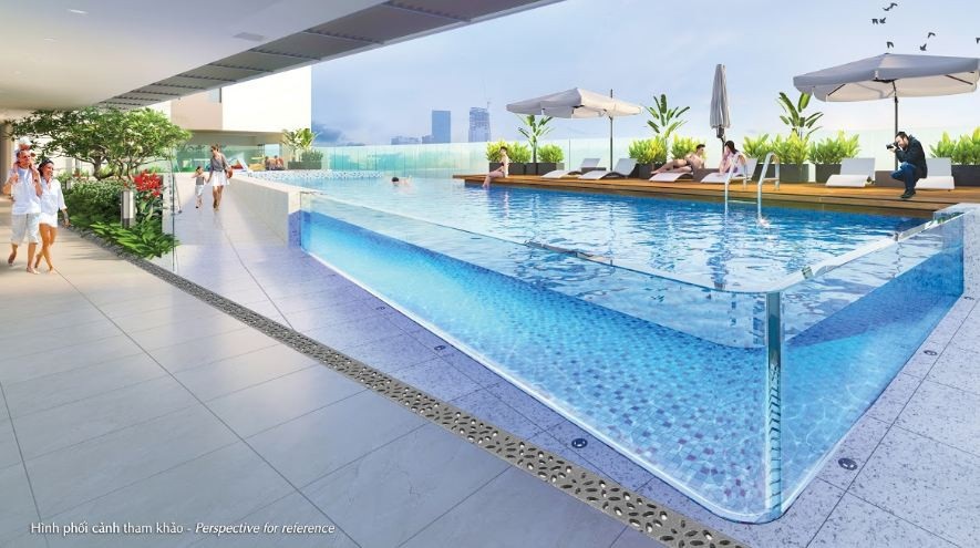 Dự án chung cư đầu tiên xây hồ bơi “siêu sang” dành riêng cho cư dân - 1 Hưng Phúc Premier là dự án căn hộ đầu tiên của cả nước xây dựng hồ bơi xuyên sáng dành riêng cho cư dân