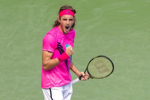 Rogers Cup: Djokovic thua "tâm phục khẩu phục" trước đàn em 19 tuổi - 1
Stefanos Tsitsipas đã có chiến thắng để đời