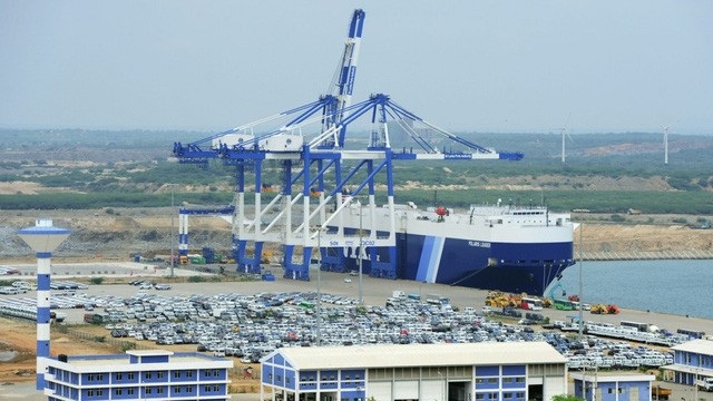 Trung Quốc có thể trở thành nhà viện trợ lớn nhất cho Thái Bình Dương - 3 Cảng Hambantota tại Sri Lanka (Ảnh: AFP)