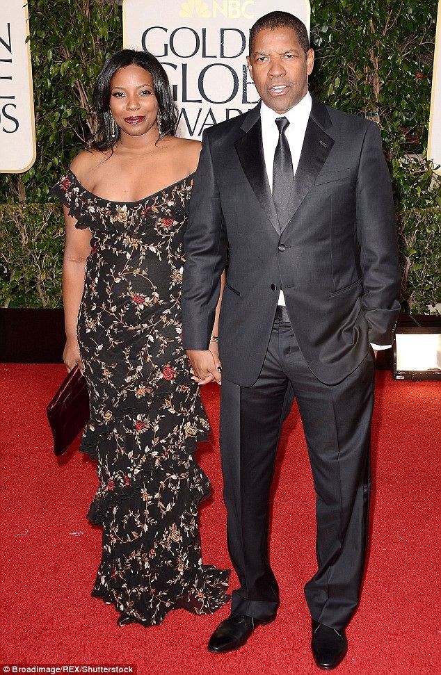 Actor Denzel Washington (63 years old) and daughter Olivia (27 years old).