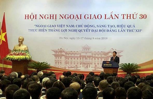 Đấu tranh giữa các trào lưu, xu thế cũ và mới hết sức gay gắt - 3
Phó Thủ tướng Phạm Bình Minh phát biểu tại HNNG 30