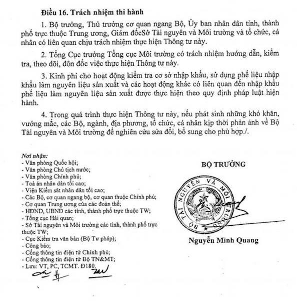 Chủ tịch tỉnh Bắc Giang phạt "thẳng tay" doanh nghiệp coi môi trường là trò đùa! - 4
Tổng cục Môi trường viện dẫn quy định tại Khoản 6 Điều 5 Thông tư số 41/2015/TT-BTNMT của Bộ Tài nguyên và Môi trường để làm căn cứ cho rằng việc cấp Giấy xác nhận cho Công ty TNHH sản xuất AC&T Vina trong khi khi doanh nghiệp này chưa lập hồ sơ đề nghị xác nhận hoàn thành các công trình bảo vệ môi trường là đúng quy định.