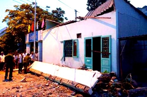 
Những ngày qua, giông lốc làm thiệt hại cho nhiều người dân miền Tây. (Ảnh: CTV)
