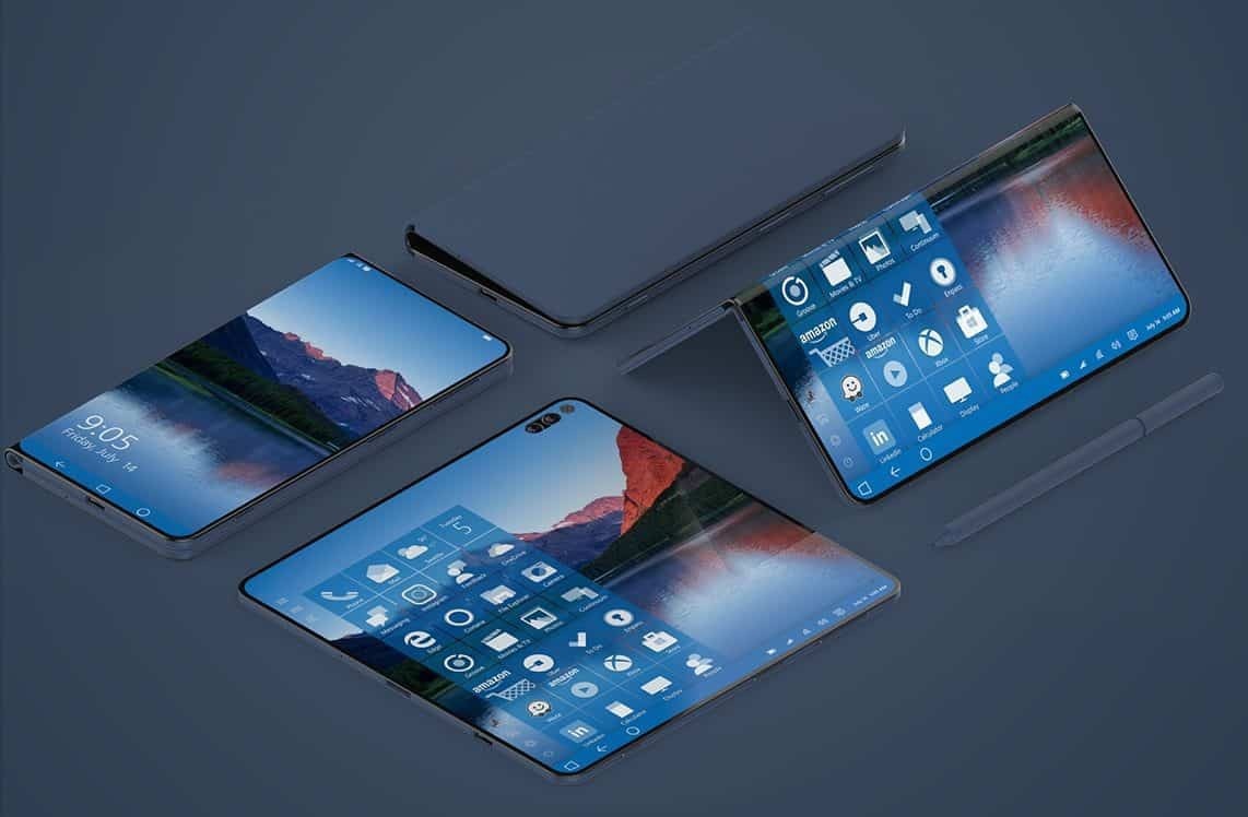 Microsoft sẽ tung thiết bị 2 màn hình và gọi điện video 3 chiều - 1 Ý tưởng về Microsoft Andromeda