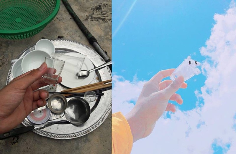 9x Nghệ An sáng tạo bộ ảnh độc lạ trong lúc ngồi rửa bát - Ảnh 5. 9x Nghệ An sáng tạo bộ ảnh độc lạ trong lúc ngồi rửa bát - Ảnh 5.