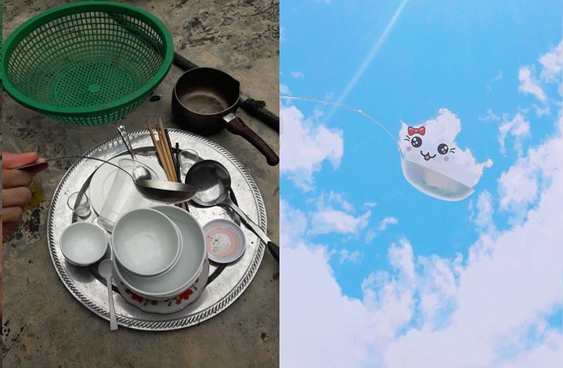 9x Nghệ An sáng tạo bộ ảnh độc lạ trong lúc ngồi rửa bát - Ảnh 2. 9x Nghệ An sáng tạo bộ ảnh độc lạ trong lúc ngồi rửa bát - Ảnh 2.