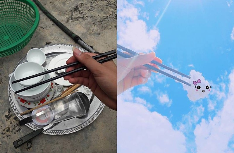 9x Nghệ An sáng tạo bộ ảnh độc lạ trong lúc ngồi rửa bát - Ảnh 1. 9x Nghệ An sáng tạo bộ ảnh độc lạ trong lúc ngồi rửa bát - Ảnh 1.