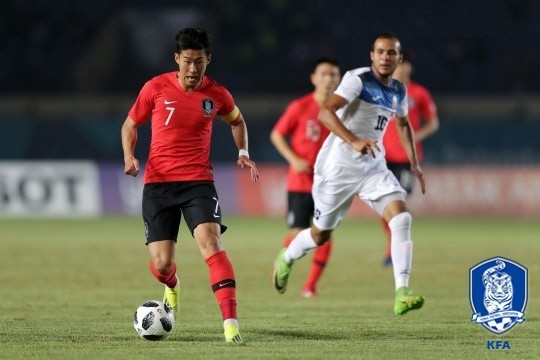 Olympic Hàn Quốc 1-0 Olympic Kyrgyzstan: Người hùng Son Heung Min - 4 Olympic Hàn Quốc 1-0 Olympic Kyrgyzstan: Người hùng Son Heung Min - 4