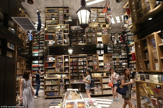 Điều thú vị bên trong những hiệu sách đẹp nhất thế giới - 16 Zhongshuge Bookstores. (Ảnh: Getty)