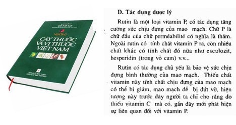 Huyết áp cao bao năm cũng thua thảo dược này - 2 Hòe hoa được ghi trong “Những cây thuốc và vị thuốc Việt Nam” của Giáo sư – Tiến sỹ Đỗ Tất Lợi