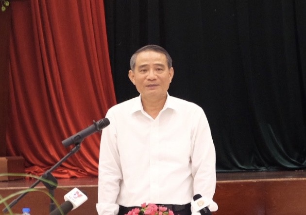 Bí thư Đà Nẵng: “Dự án Làng Đại học “treo” hơn 20 năm rồi mà không thấy mỏi à?” - 1 Ông Trương Quang Nghĩa - Bí thư Thành ủy Đà Nẵng phát biểu tại buổi làm việc với ĐH Đà Nẵng chiều 14/8