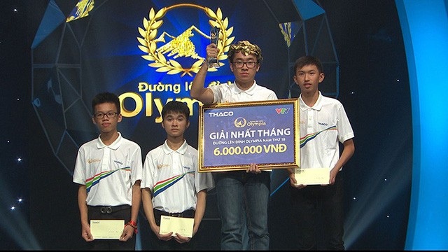 5 trận “cân não” gay cấn đến phút chót của Đường lên đỉnh Olympia 18 - 2 Quang Trường giành vòng nguyệt quế , mang cầu truyền hình ĐLĐ Olympia về với TP. Hồ Chí Minh