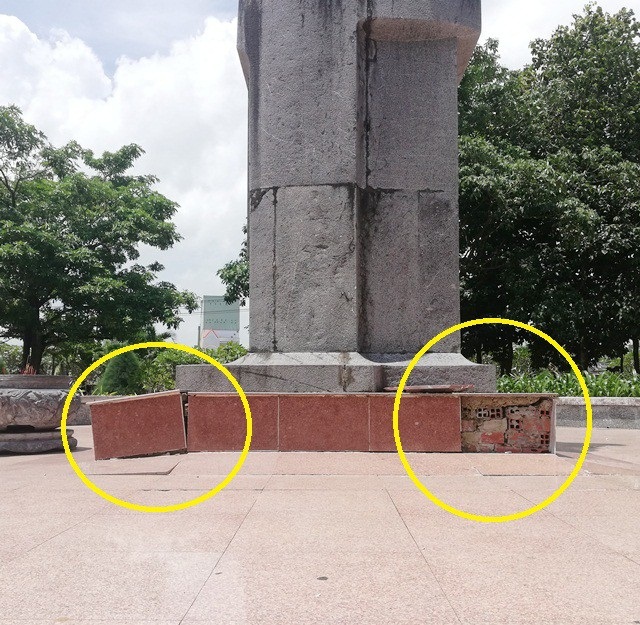 Một phần tượng đài nữ anh hùng liệt sĩ Lê Thị Riêng xuống cấp tại Bạc Liêu! - Ảnh 11. Một phần tượng đài nữ anh hùng liệt sĩ Lê Thị Riêng xuống cấp tại Bạc Liêu! - Ảnh 11.