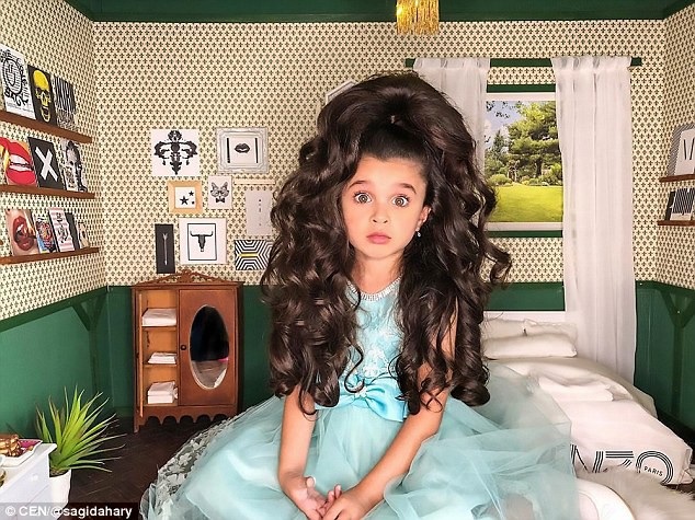 Cô bé 5 tuổi nổi tiếng mạng xã hội nhờ mái tóc đẹp không tưởng - 5