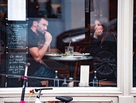 Cả hai đã có một bữa trưa vô cùng vui vẻ