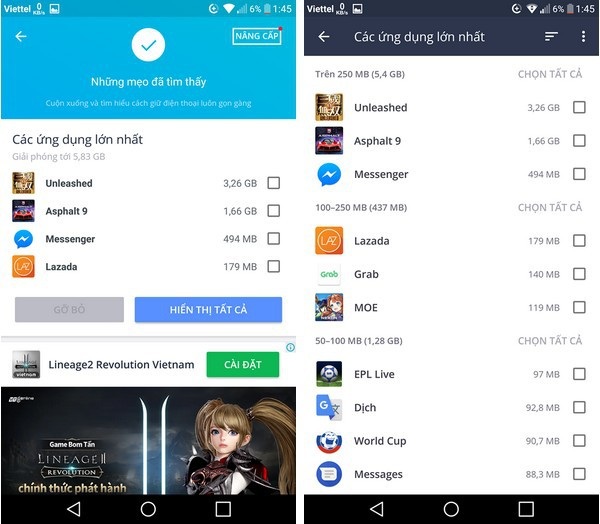 Ứng dụng giúp tiết kiệm dung lượng lưu trữ và rút ngắn thời gian sạc pin trên smartphone - 5 Ứng dụng giúp tiết kiệm dung lượng lưu trữ và rút ngắn thời gian sạc pin trên smartphone - 5