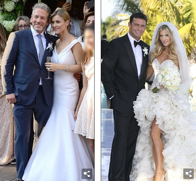 
Cô kết hôn lần 2 chỉ 1 năm sau khi chia tay chồng Romain Zago (ảnh phải)
