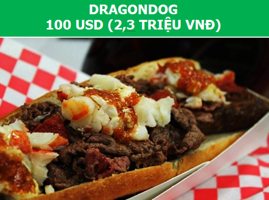 Ngỡ ngàng với những "siêu phẩm" hot dog đắt gấp cả ngàn lần "phiên bản thường" - 2 Ngỡ ngàng với những "siêu phẩm" hot dog đắt gấp cả ngàn lần "phiên bản thường" - 2