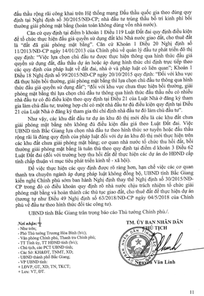 Tỉnh Bắc Giang xin xử nghiêm, khắc phục sai phạm vụ cho mượn đất làm sân tập golf - 4 Tỉnh Bắc Giang xin xử nghiêm, khắc phục sai phạm vụ cho mượn đất làm sân tập golf - 4