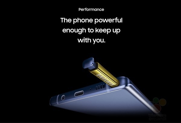 Rò rỉ loạt ảnh hé lộ tính năng mới đáng chú ý trên Galaxy Note 9 - 3 Hình ảnh quảng cáo cho thấy Galaxy Note 9 sẽ được trang bị một cấu hình mạnh mẽ