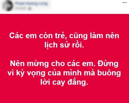 Cộng đồng mạng Việt Nam an ủi tuyển Olympic Việt Nam sau khi vuột mất tấm HCĐ - 1 Cộng đồng mạng Việt Nam an ủi tuyển Olympic Việt Nam sau khi vuột mất tấm HCĐ - 1