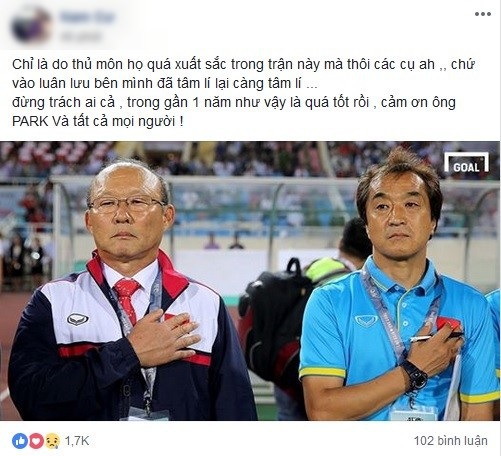 Cộng đồng mạng Việt Nam an ủi tuyển Olympic Việt Nam sau khi vuột mất tấm HCĐ - 2