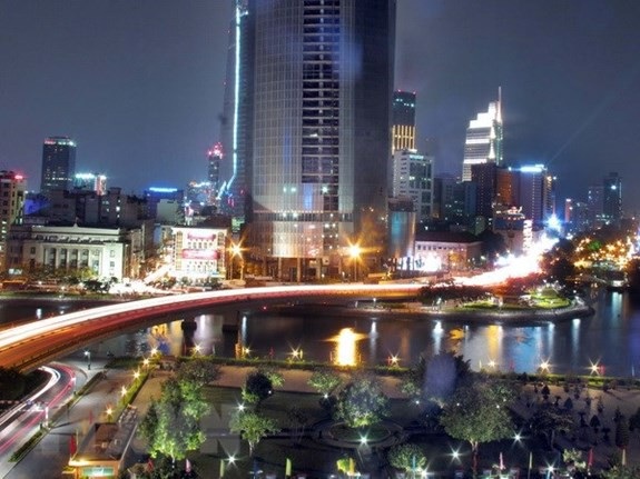 
Một góc TP Hồ Chí Minh. Ảnh: TTXVN.
