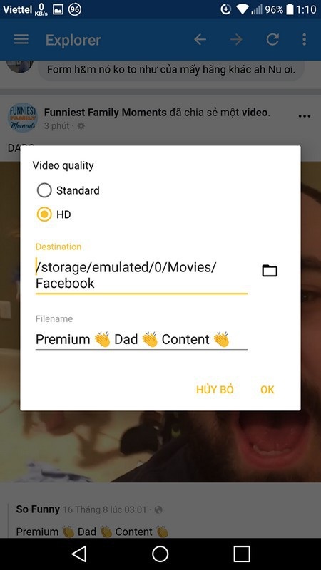 Thủ thuật giúp download video chất lượng cao từ Facebook về smartphone - 4 Thủ thuật giúp download video chất lượng cao từ Facebook về smartphone - 4