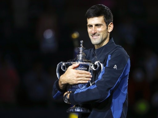 Đánh bại Del Potro, Djokovic lần thứ ba vô địch US Open - 1
Djokovic có danh hiệu vô địch US Open lần thứ 3