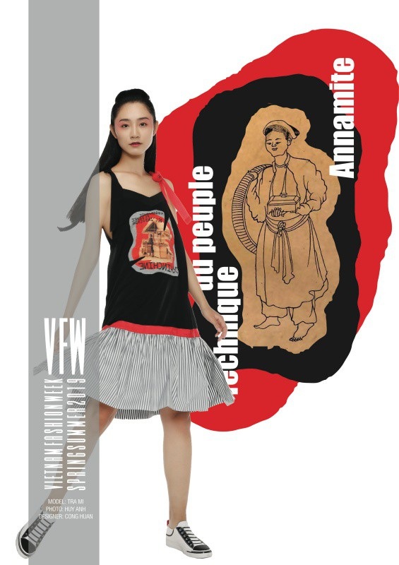 Núi Nùng “triệu đô” giữa lòng Hà Nội trở thành sàn diễn thời trang - 11 Trang phục của NTK Công Huân.