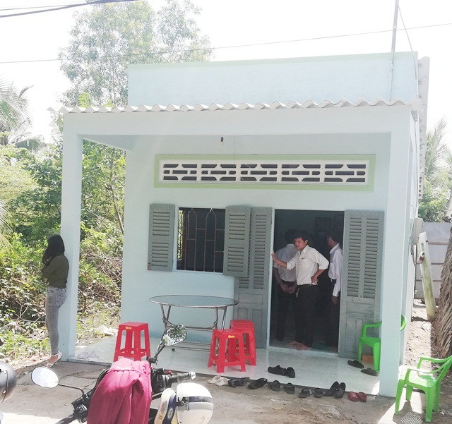 Xây nhà Nhân ái cho 2 chị em mồ côi Mộng Cầm, Mộng Nguyên - 4 Nhà mới của 2 chị em mồ côi.